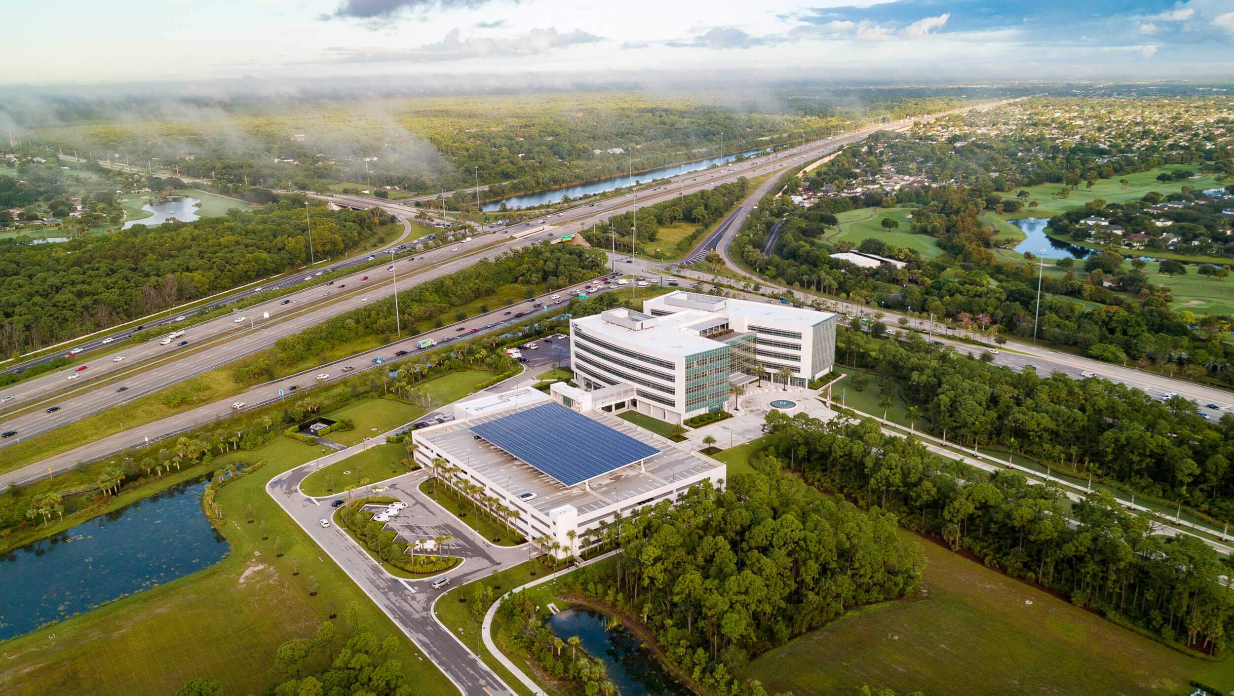 A bird's eye view of an HQ in Florida