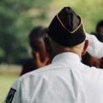 A veteran salute